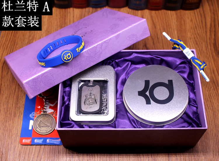 Bóng rổ Kobe Curry Laker James Durant Harden Boy Bracelet Vòng cổ búp bê Quà tặng sinh nhật quả bóng rổ chính hãng	