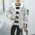 Áo khoác cotton ấm áp xuống áo khoác thời trang trùm đầu ngắn đôi dày áo khoác cotton lạnh xu hướng 18 năm đầu đông mới