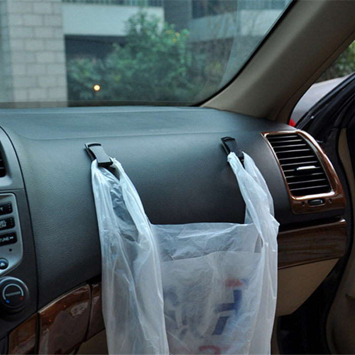 Car convenience card clip car sticky garbage bag small hook car glasses clip multi-function shelf