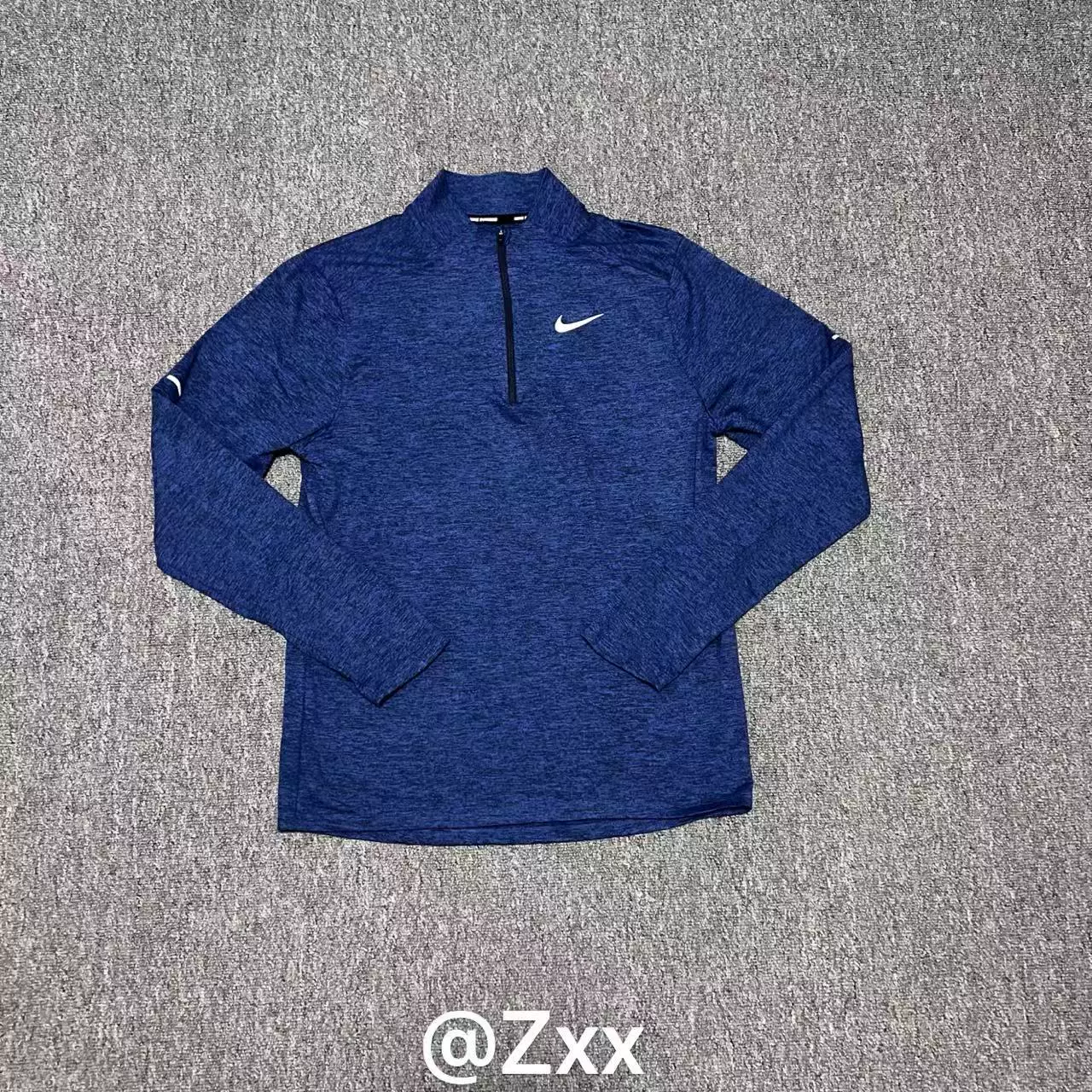 Nike/ осенняя спортивная быстросохнущая дышащая кофта с длинным рукавом для тренировки с молнией, для бега, с молнией