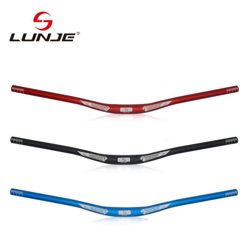 Mountain bike handlebar horizontal 31.8MM 720 780 swallow handlet Mountain bike aluminum alloy handlebar set Bicycle straight handlebar