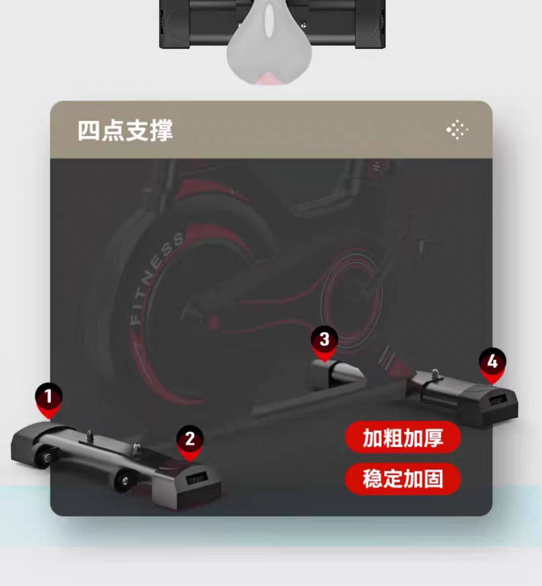 велотренажер 动感单车家用健身器材健身房专用室内运动减肥静音智能动力自行车 Walking the world