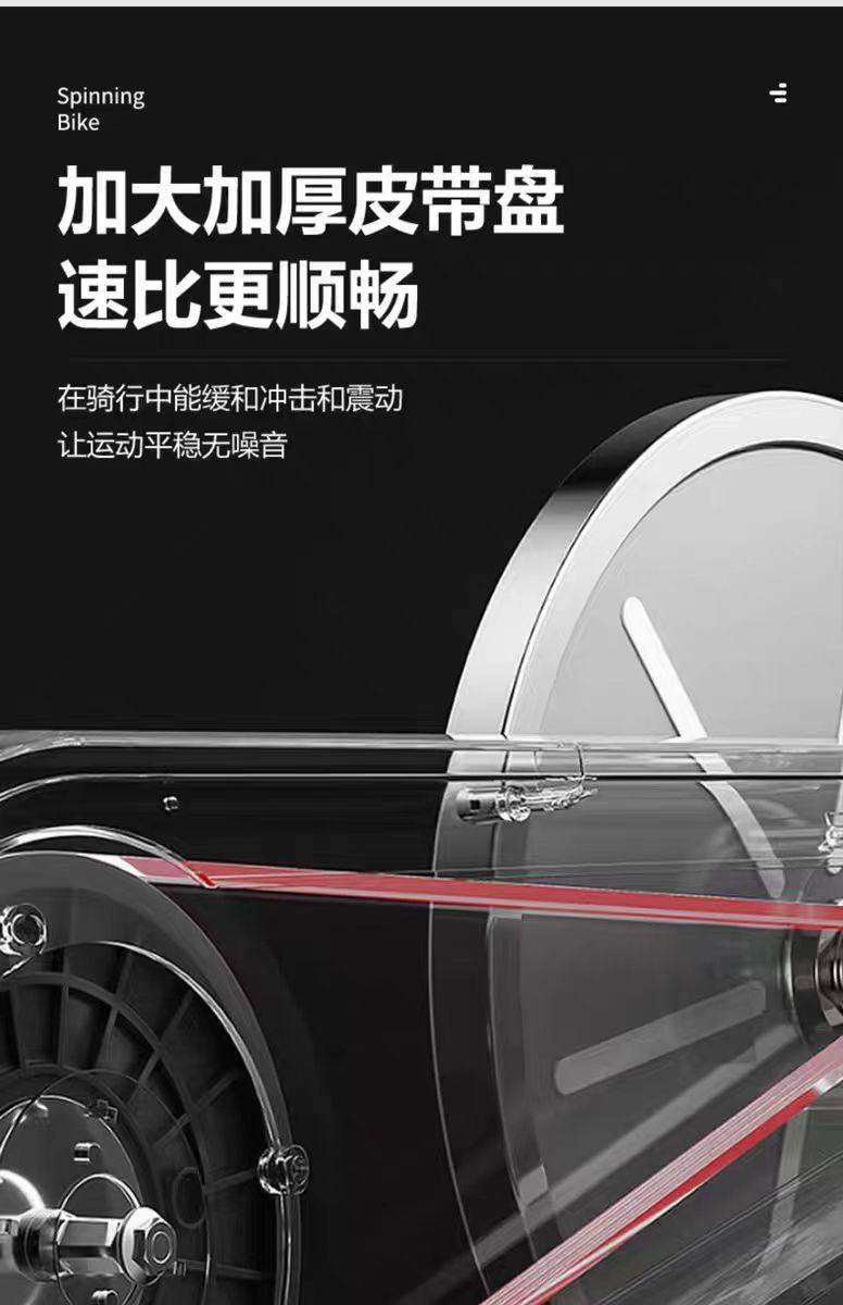велотренажер 动感单车家用健身器材健身房专用室内运动减肥静音智能动力自行车 Walking the world