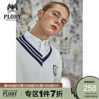 PLORY Демисезонный пластырь, ретро значок, комплект, свитер, для влюбленных, 4v