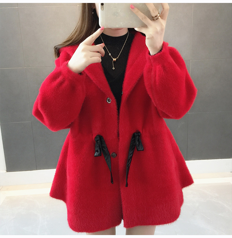 Mùa xuân 2019 của phụ nữ mới áo khoác nước giả áo len áo khoác nữ dài phần lười gió mùa xuân áo len áo len - Cardigan áo len đôi