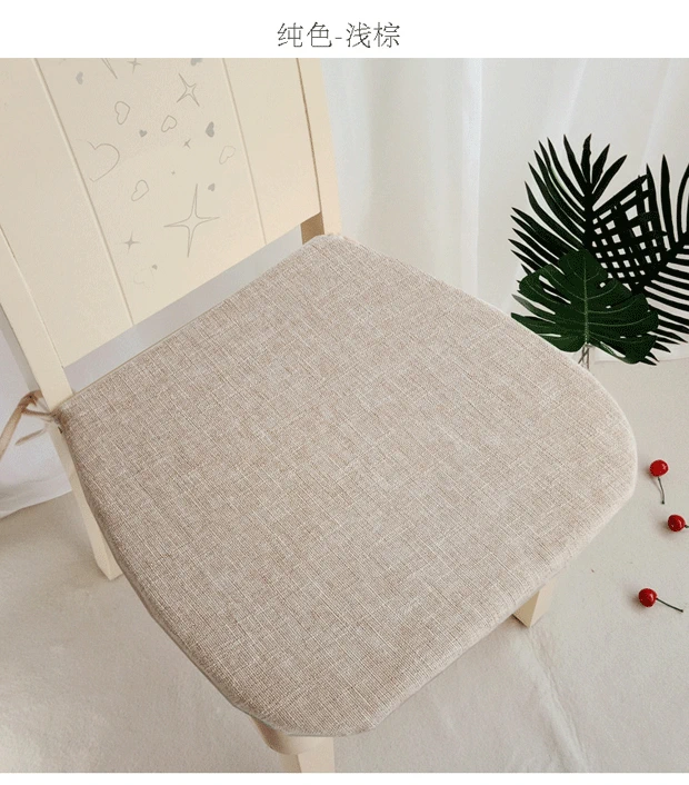 Nhật bông ghế đệm ghế văn phòng đệm với dây đeo dầy trượt mat ghế thở rửa - Ghế đệm / đệm Sofa