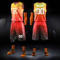 Basketball uniform custom mens game uniforms Tide printing college basketball vest childrens training Sports basketball jersey