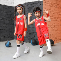 Childrens basketball suit suit Mens and womens sports training suit jersey kindergarten performance clothing sportswear customization