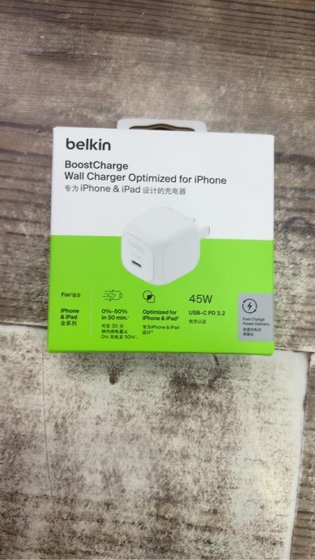 Belkin Typec Ice Fast Charging Usb-C Charger Plug 45W Fast Charging Suitable for Iphone17Promax Apple 16Pro151413Ipad Tablet Compatible with Huawei Android Belkin Typec Ice Fast Charging Usb-C Charger Plug 45W Fast Charging Suitable for Iphone17Promax Apple 16Pro151413Ipad Tablet Compatible with Huawei Android