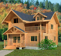 Anticorrosive wooden house Villa homestay outdoor tree house courtyard farmhouse scenic spot sales House Sunshine Room mobile House