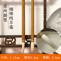 Suzhou Lake Pen Cloud Dragon Dragon Autumn Milli Fine Light Frontal Pure Sheep Painting with Calligraphy Seal Calligraphy and Calligraphy Calligraphy with Pen Real Materials