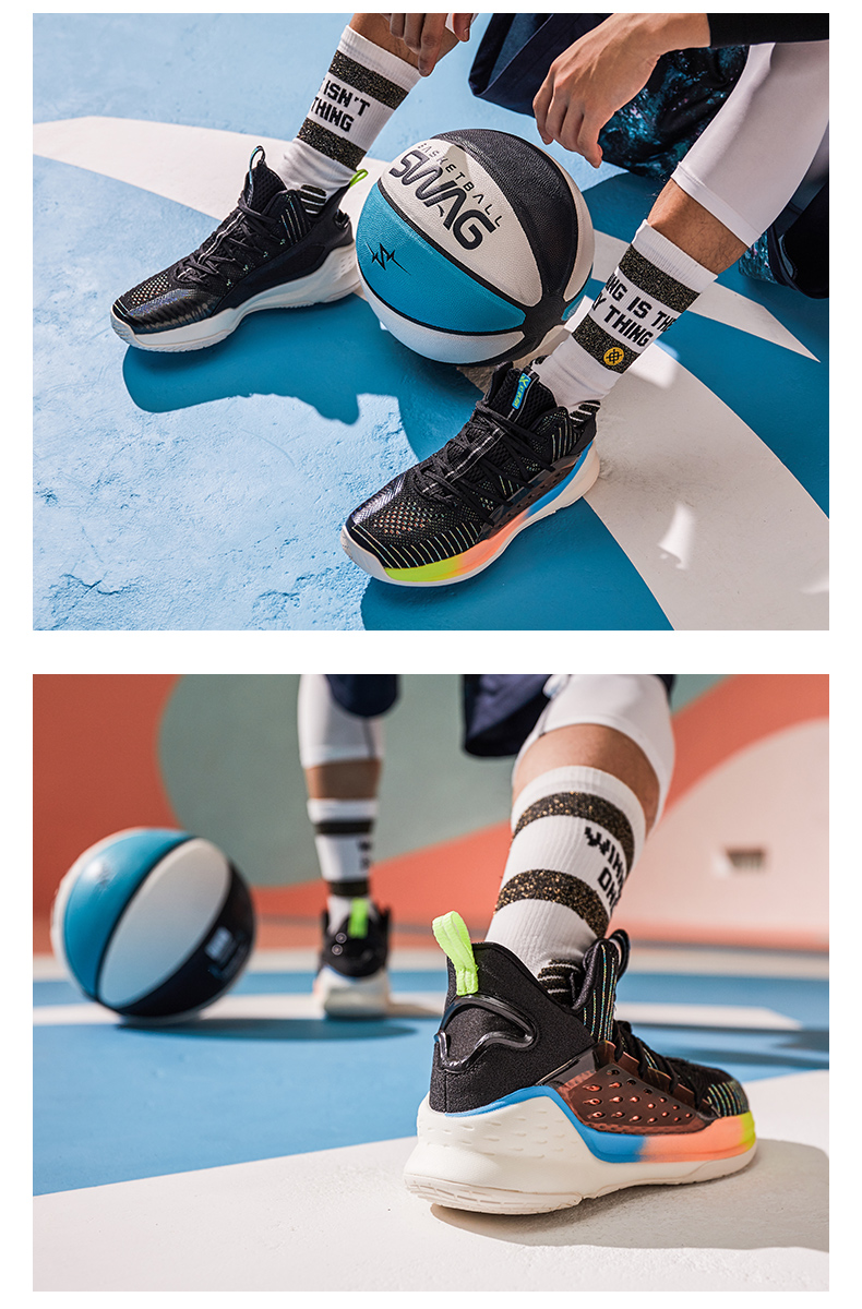 Anta KT4-SPLASH Thompson bốn thế hệ giày bóng rổ thế hệ nước nam giày mùa hè chống giày NBA - Giày bóng rổ sneaker nam