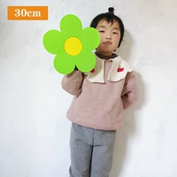 В форме цветка, зеленый, 30см