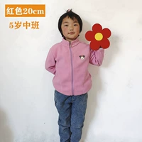 В форме цветка, красный, 20см