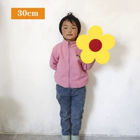 В форме цветка, желтый, 30см