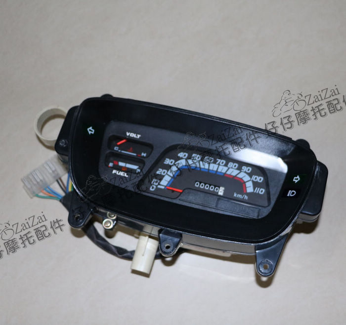 Phụ kiện xe tay ga Honda Dasha cá mập làm mát bằng nước CH tốc độ gió 125 dụng cụ lắp ráp đồng hồ đo km - Power Meter đồng hồ điện tử cho xe wave