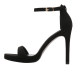 2024 ລະດູຮ້ອນໃໝ່ແບບເກົາຫຼີ Sexy Strap High Heel Sandals Temperament Fashion Versatile Black French Heels