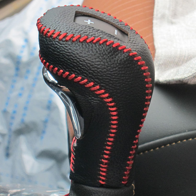 Bieke-en-Cora platoon shield bracelet automatic gear special row gear sleeve hand brake sleeve genuine leather gear shift handle sleeve