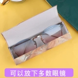 Брендовые свежие портативные ретро милые очки подходит для мужчин и женщин