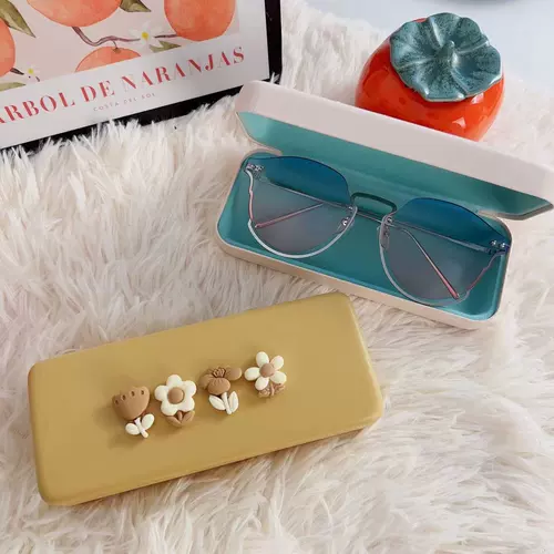 Очки на солнечной энергии, банка для хранения в форме цветка для школьников, система хранения, простой и элегантный дизайн