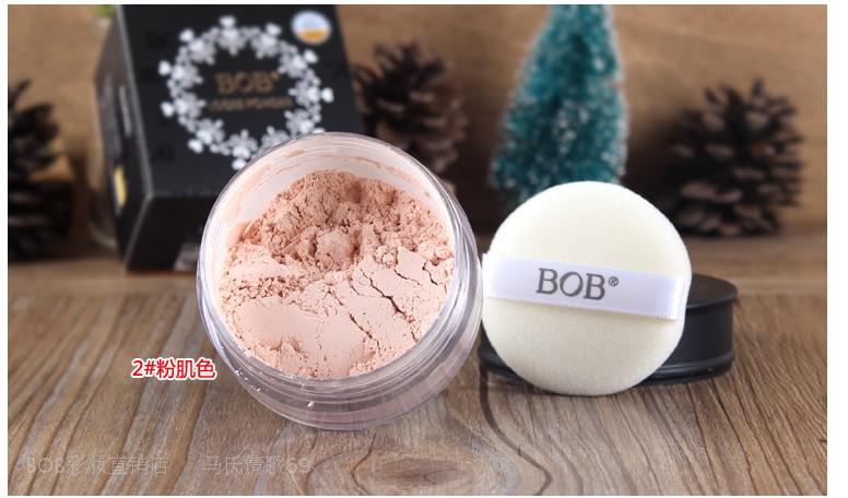BOB chuyên nghiệp phấn trang điểm kiểm soát phấn phủ bột lỏng không thấm nước pearlescent mờ làm sáng da che khuyết điểm phấn phủ kiềm dầu innisfree phiên bản mới