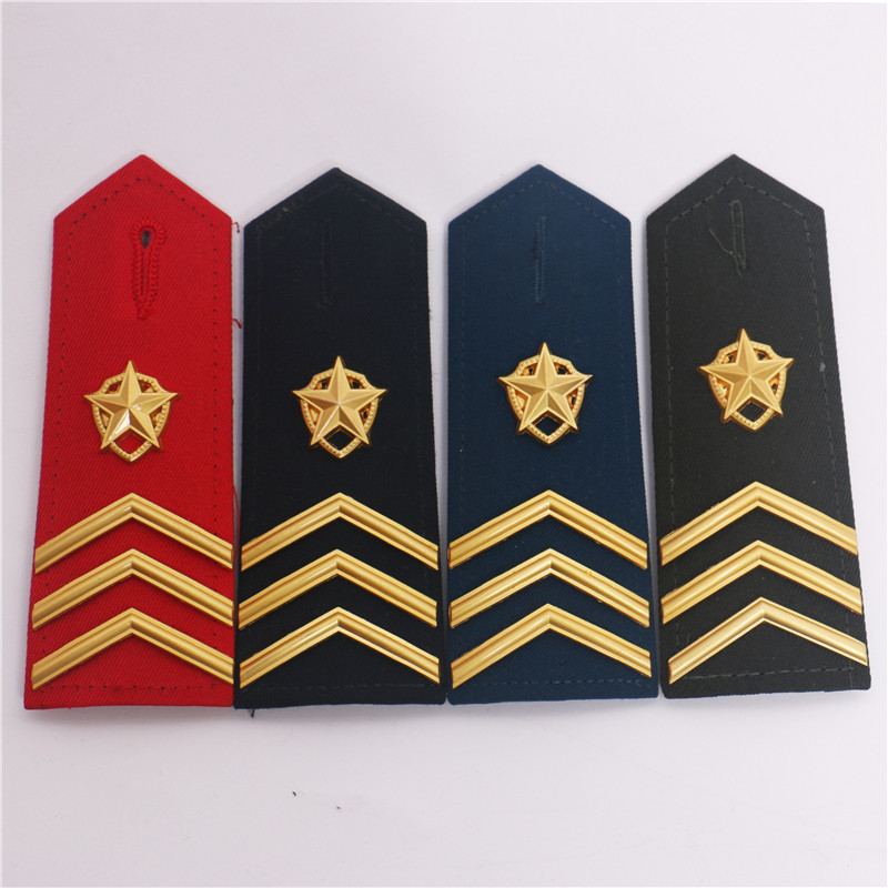 Band Honor Guard Shoulder Insignia, New Style Metal Shoulder Insignia, High-End Performance Group Shoulder Insignia, Artistic Performance Clothing Accessories