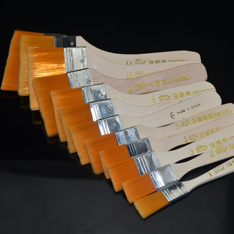  Short handle nylon wool board brushed brushed water powder oil painting propylene paintbrush wall painted pen brush brush