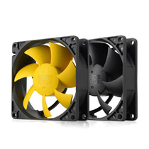 Overclocking three cyclone F82Y chassis fan 8cm cyclone black frame matte desktop computer fan 8 inches