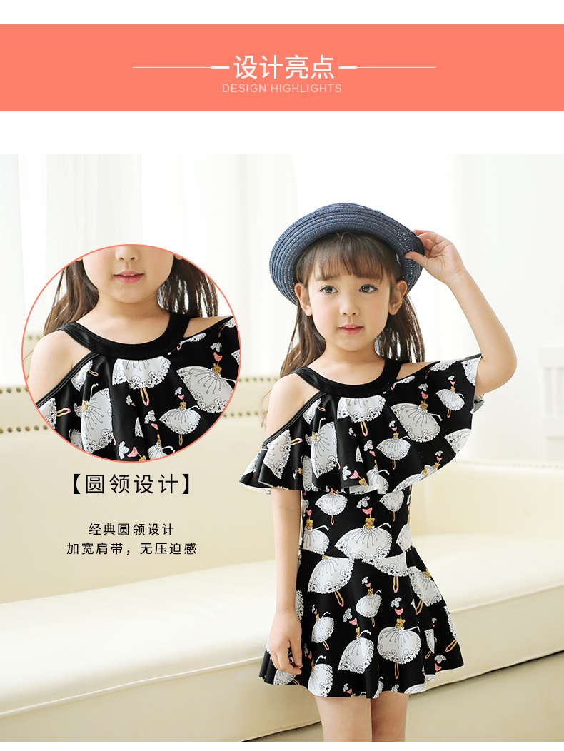 Bạn bơi trẻ em áo tắm bé gái công chúa dễ thương váy trẻ sơ sinh phim hoạt hình nữ bé gái áo tắm trong cậu bé lớn - Bộ đồ bơi của Kid bộ đồ bơi cho bé gái