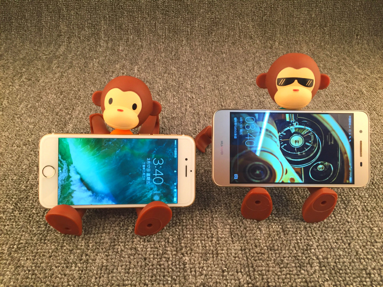 Armor King Cute Monkey Toy Adjustable Digital Support for 3.5-6 inch Phones & 7-10 inch Tablets