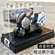 Exquisite alloy car model simulation iron riding collection motorcycle racing toy kindergarten gift boy