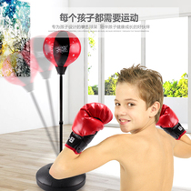 Children Boxing Gloves Indoor Outdoor Fitness Toy Adult Vertical Boxing Sandbag Toy Boys Presents