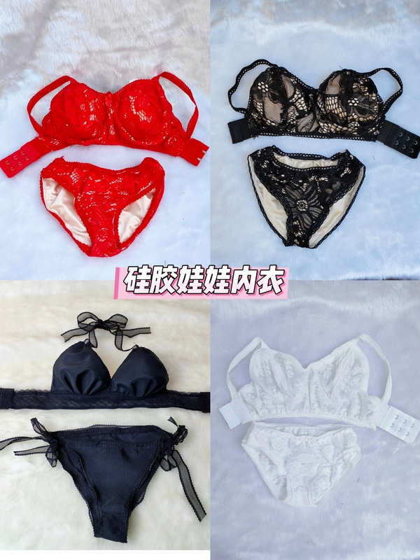 Silicone Doll Shoulder Strap Style Underwear Set, Silicone Doll Bra Set