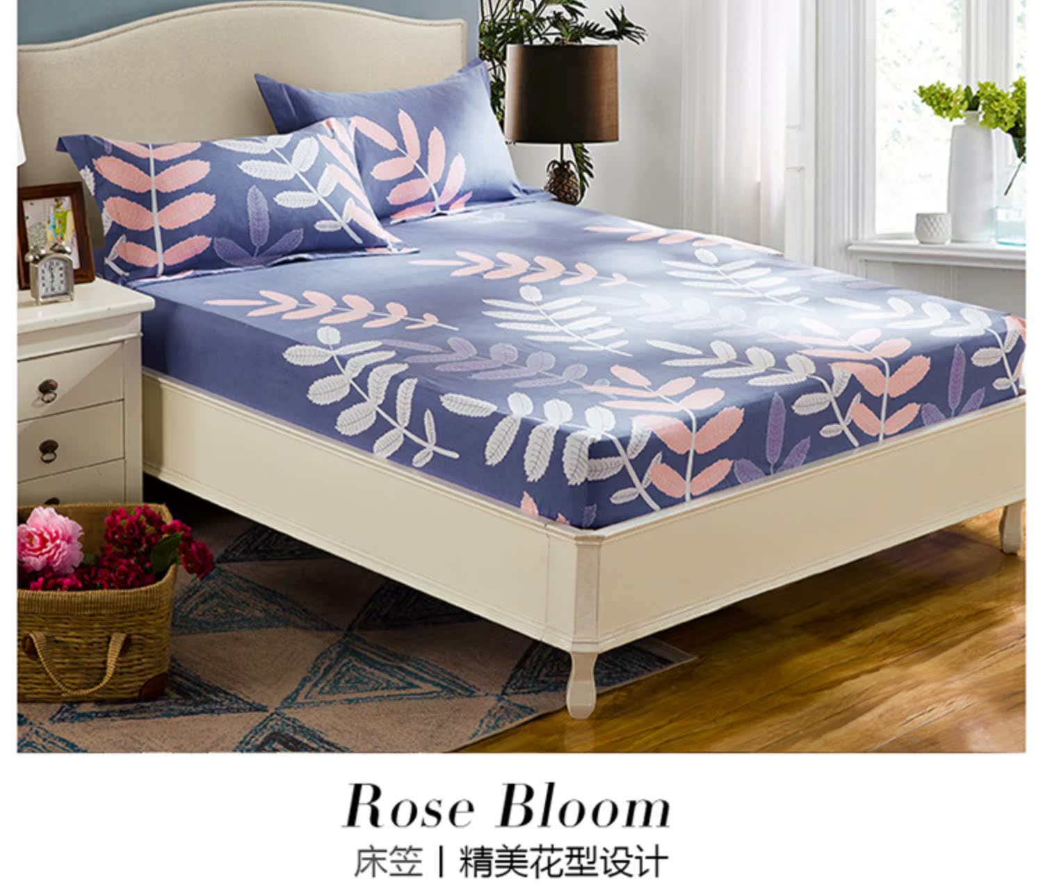Giường cotton dệt gia đình Roland bed Giường chà nhám dày bông cover Tấm bảo vệ Simmons tấm 1,8 m 1,5m Ga chun chần Everon