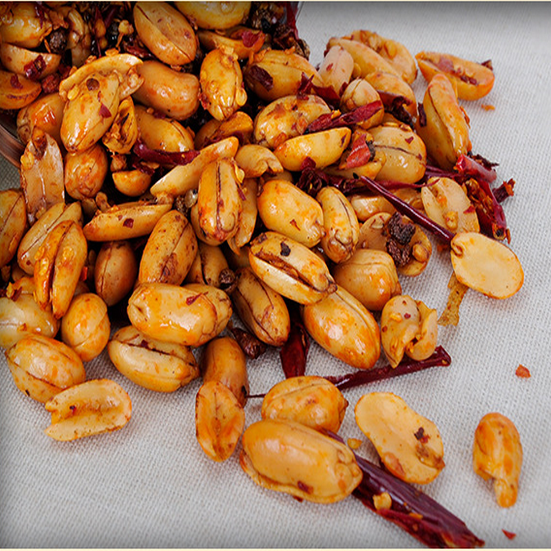 Spicy five-spice peanut rice fried with crisp five catties and spicy five-fragrant peanut rice hotel snacks the wine dish bag