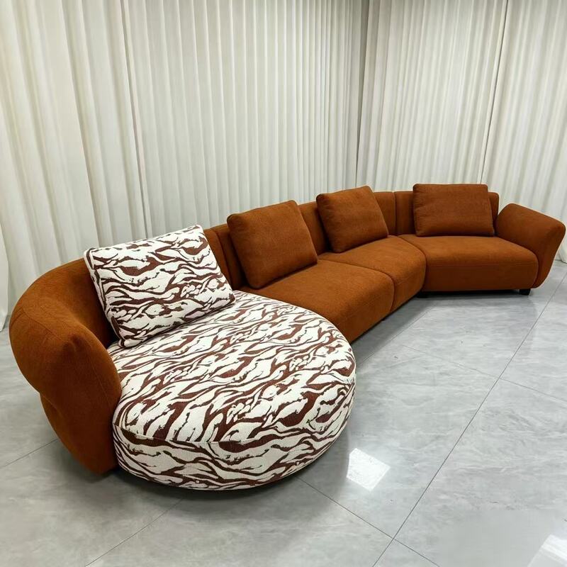 2026 New Italian Minimalist Irregular Sofa Designer Model Corner Cloud Ear Curved Modular Fabric Sofa 2026 New Italian Minimalist Irregular Sofa Designer Model Corner Cloud Ear Curved Modular Fabric Sofa