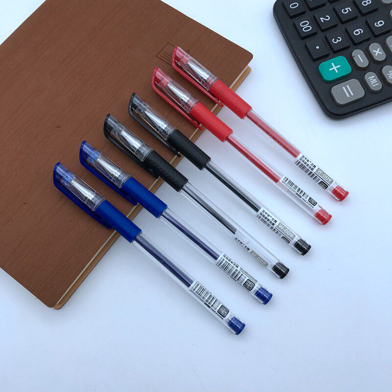 Five thousand 009 gel pen 0 5mm water pen office pen black student gel pen 12 boxes