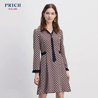 Tide phiên bản Hàn Quốc mỏng manh trong chiếc váy dài cổ chữ V gợi cảm PROW88764N - Váy dài váy dài tay thu đông