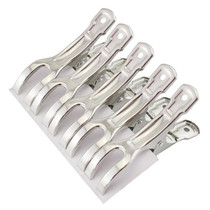 Strong stainless steel windproof clothes jacket clip multi-function drying quilt large clip socks clip non-slip clothes clip