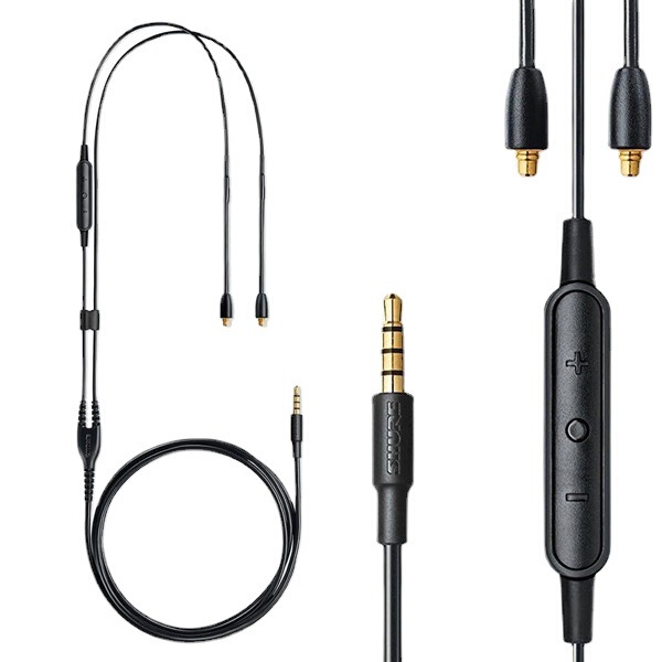 Carefully Selected Shure Rmce-Umi Compatible 3.5mm Headphone Cable Se215 with Microphone and Inline Control 525/846/425