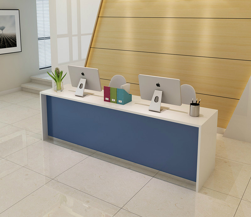 Changsha Reception Desk Reception Desk Brief Modern Atmosphere Cashier Counter Office Yingbin Desk Consulting Desk Desk Desk