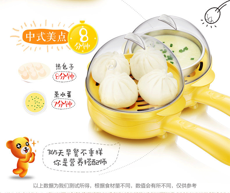 Thiết bị nhà bếp mini không dính omelet thịt nướng pizza ăn sáng Artifact đa chức năng một giây trứng omelet - Nồi trứng nồi lẩu mini lock and lock