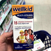  Spot British generation Wellkid childrens 15 kinds of multivitamins and minerals 4-12 years old iron and zinc VD