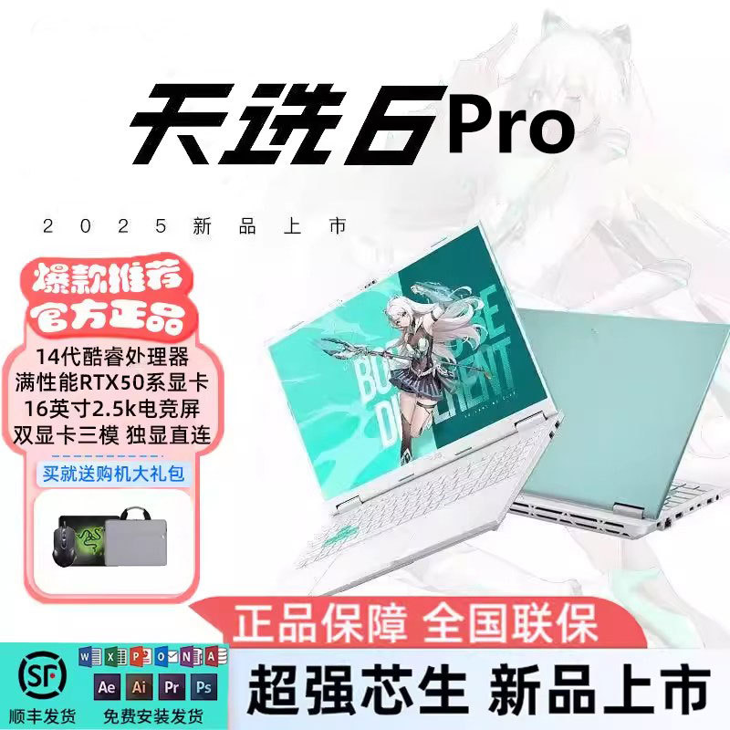 Tianxuan 6 Pro Tianxuan 4/5 Pro New Office and Gaming Laptop Student Notebook with Independent Graphics Card 5060