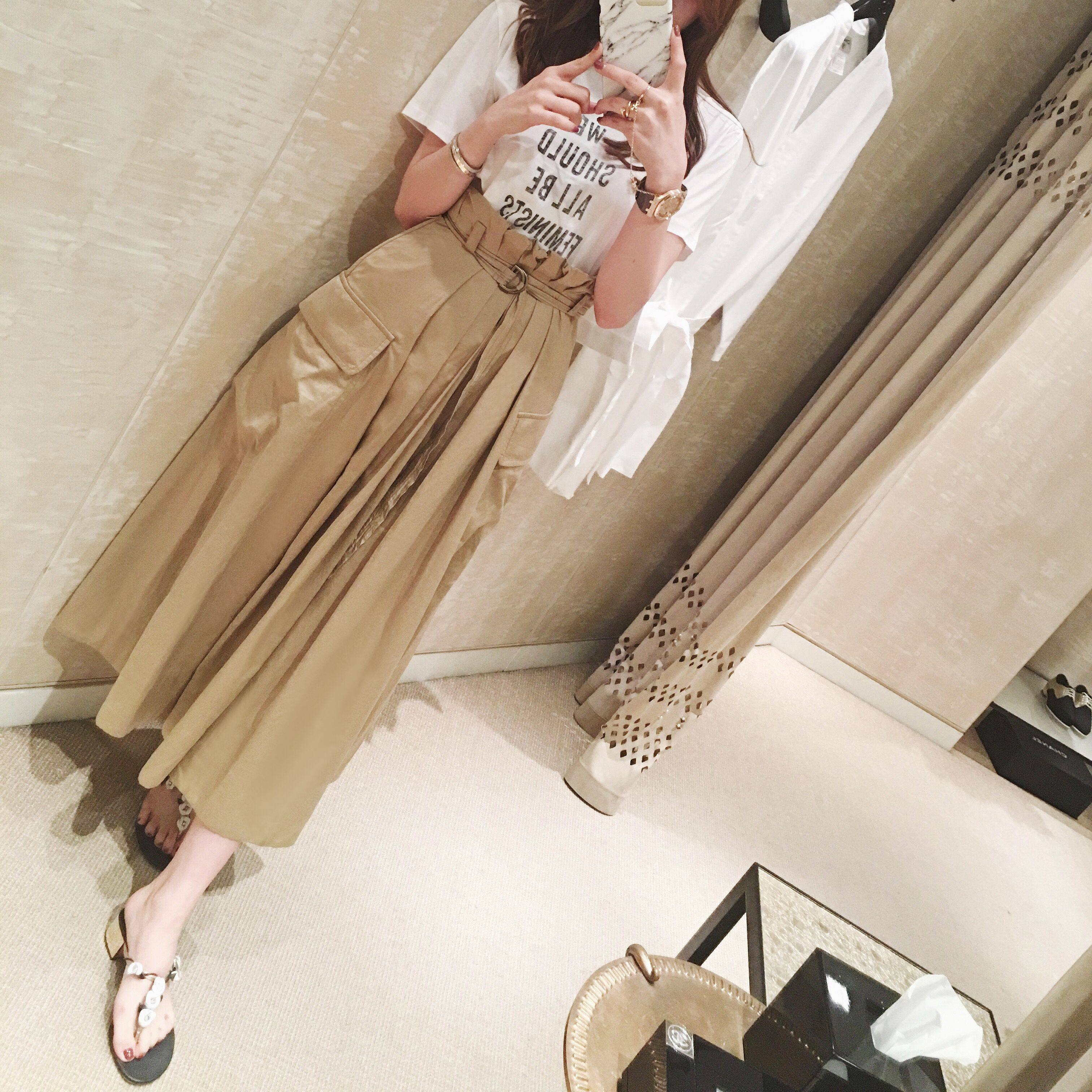 @ZY喜哥 复古气质2017春夏新款腰部系带花苞裙 高腰a字半身长裙女