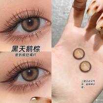 Beauty pupil Black Swan brown gray flagship store half a year throw contact lenses Moon throw women small diameter day throw box season TN