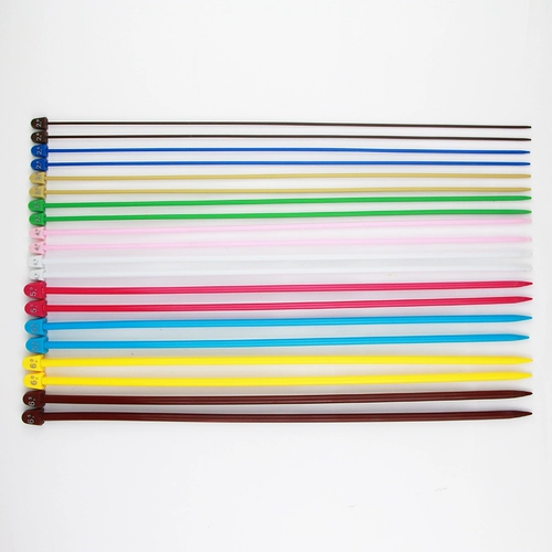 Цвет одноположенная игольчатая шерстяная шерстяная стержень Игла Пластиковая шарф иглы иголка толстый палоч