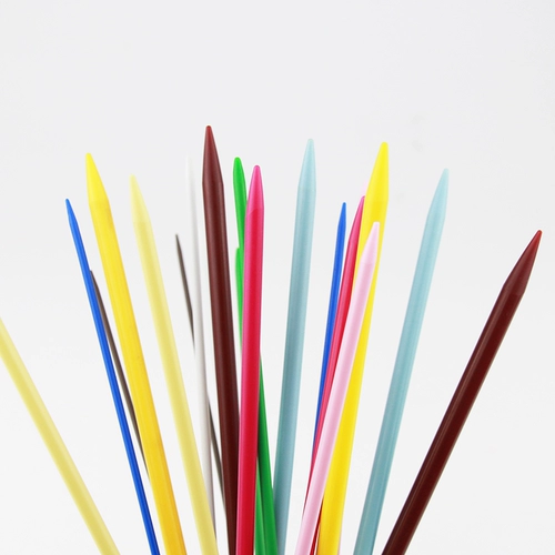 Цвет одноположенная игольчатая шерстяная шерстяная стержень Игла Пластиковая шарф иглы иголка толстый палоч