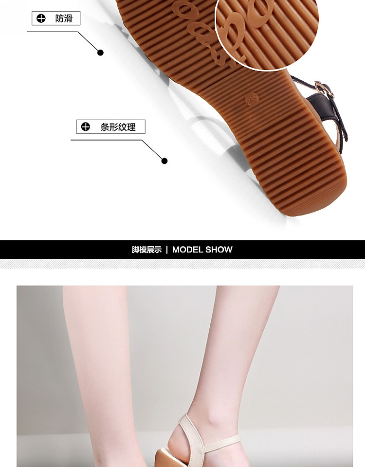 Giày sandal đế bệt đế mềm đế mềm mùa hè mới dành cho bà bầu bình thường sandal nữ