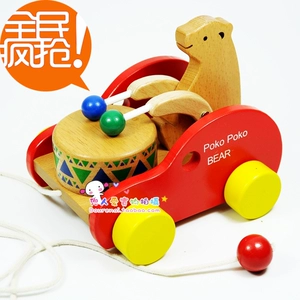 Детский трейлер Tochigi Bear Knight Drum Trailer Trailer Traiter Teared Toys.52